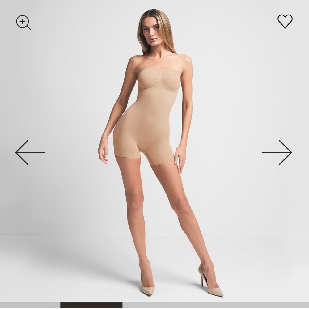 Seamless Sculpt STRAPLESS SHORTIE BODYSUIT NWOT- XS